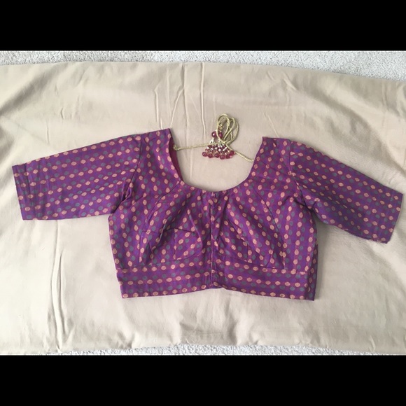 In sale-Chaniya choli, can fit to girl size 14-16 and women’s size small - Picture 6 of 8